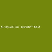 Aerodynamischer Kunststoff-Schal