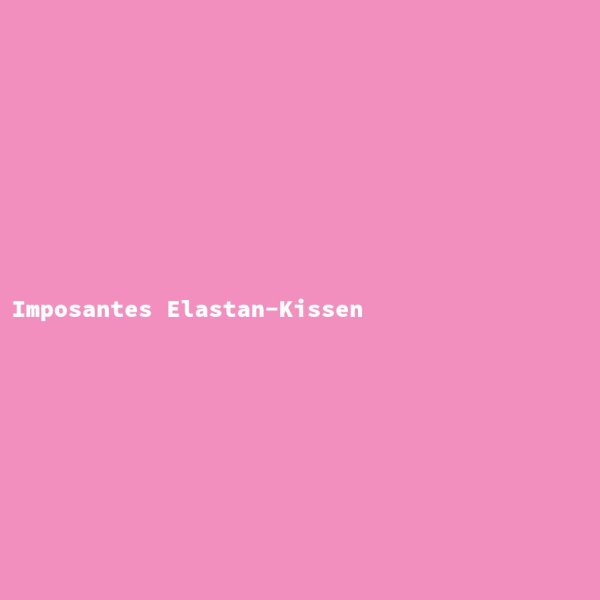 Imposantes Elastan-Kissen