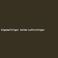 Eigenwilliger Seide-Luftreiniger