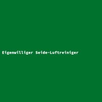 Eigenwilliger Seide-Luftreiniger