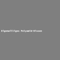 Eigenwilliges Polyamid-Kissen