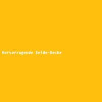 Hervorragende Seide-Decke