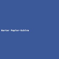 Harter Papier-Schirm