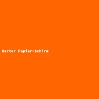 Harter Papier-Schirm
