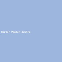 Harter Papier-Schirm