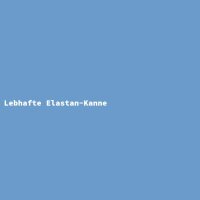 Lebhafte Elastan-Kanne